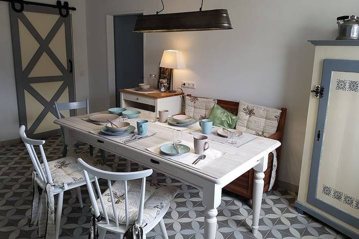 Ferienwohnung für 3 Personen, mit Terrasse und Garten