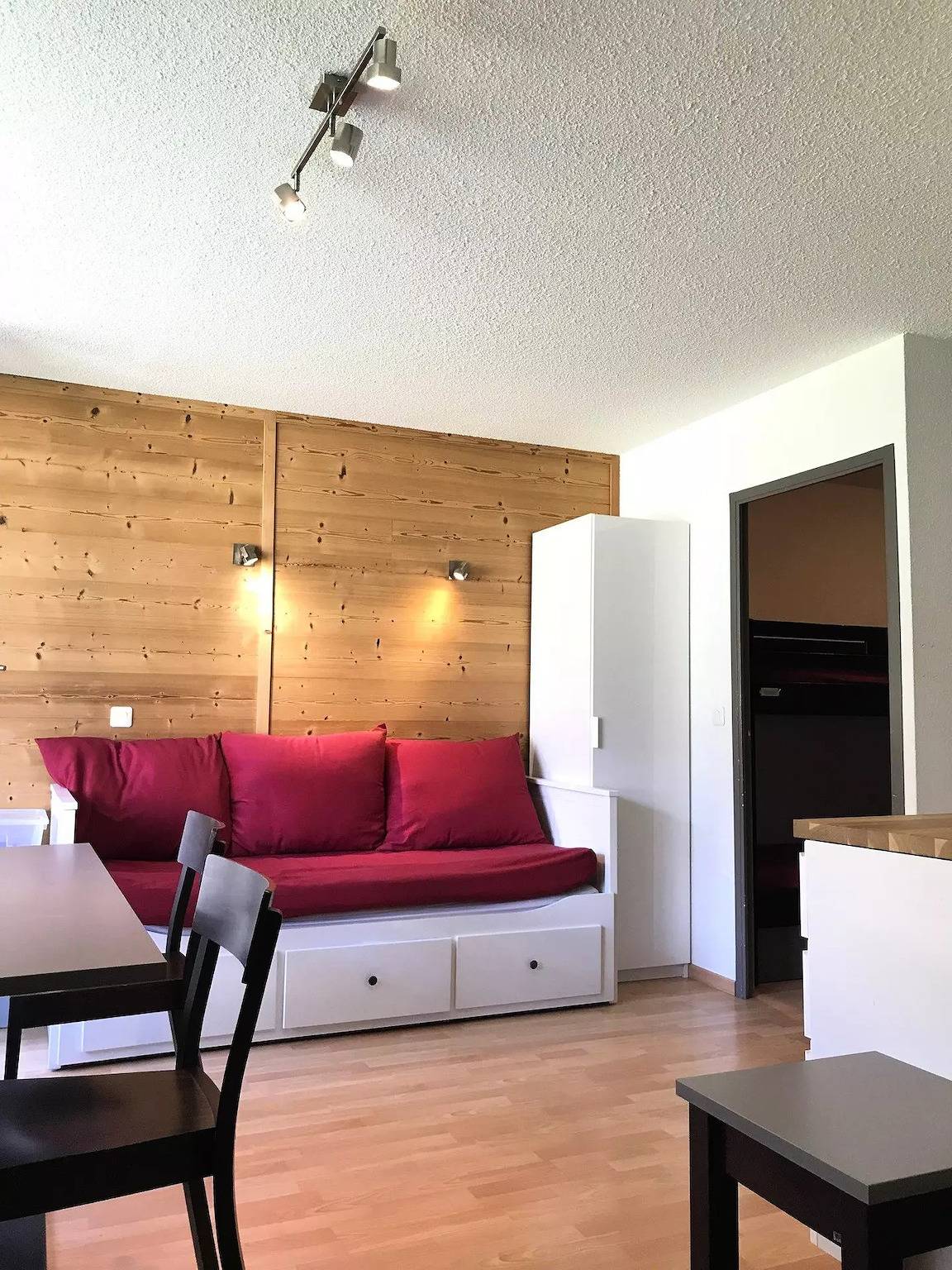 Studio entier, Appartement agréable et lumineux, balcon côté sud in La Plagne, Aime-la-Plagne