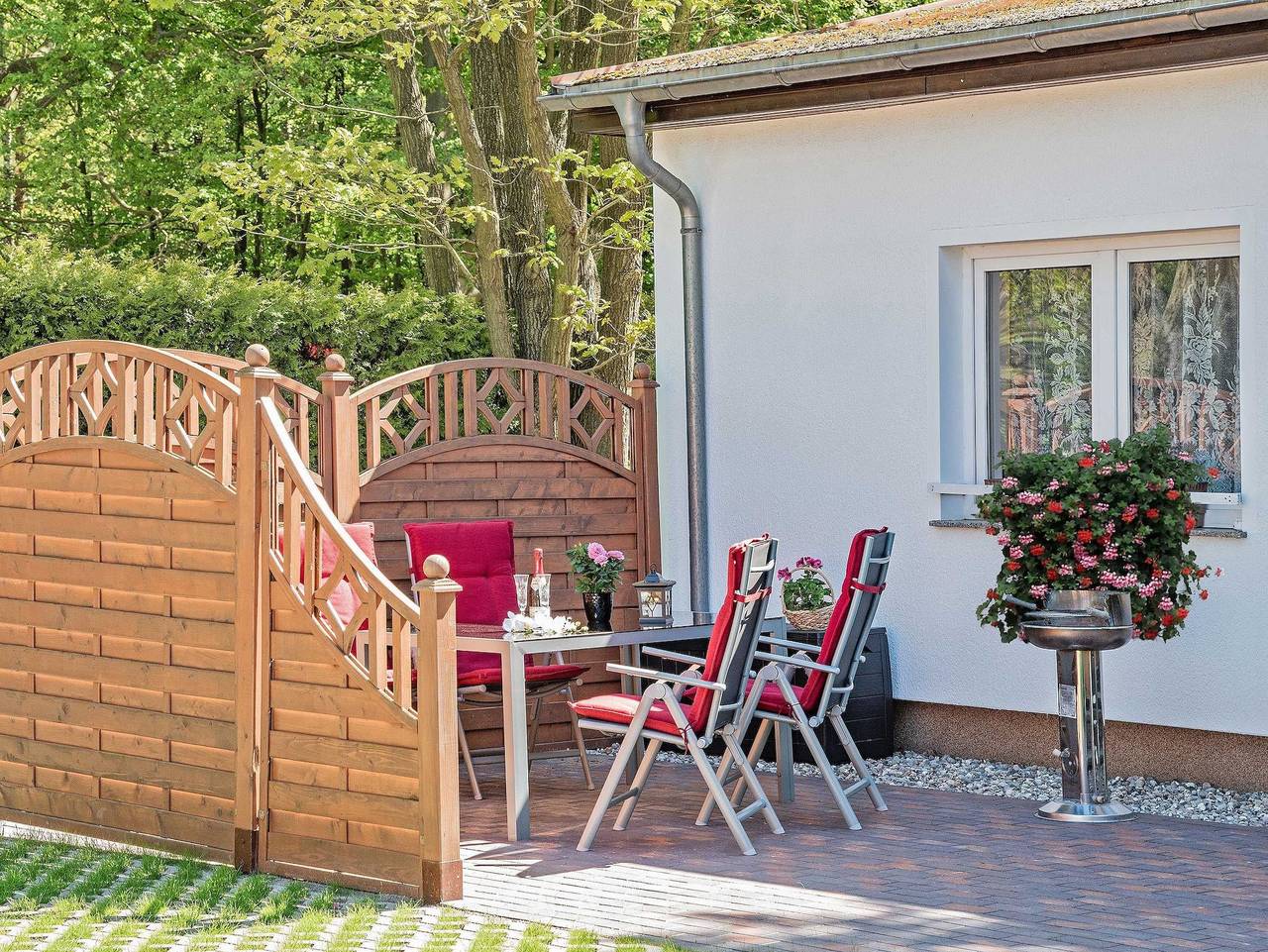 Ferienhäuser Bauerschäfer mit Terrasse in Loddin, Bernsteinbäder