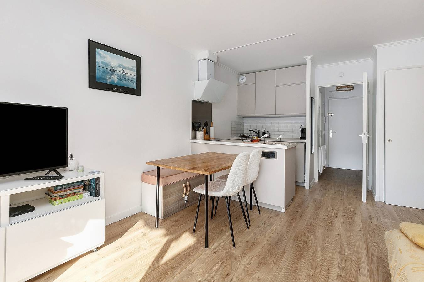 Estudio entero, Apartamento «Chez Suzi - La Baule Centro» con terraza privada y Wi-Fi in La Baule-Escoublac, Côte de Jade