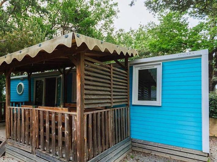 Mobil home pour 6 personnes, avec sauna et bassin pour enfant à Bourdeaux - 2