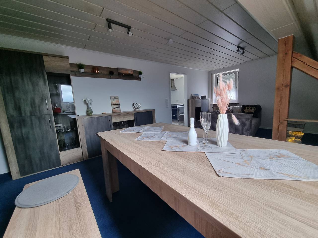 Ganze Wohnung, Ferienwohnung Kleinbauer" mit gemeinsamer Terrasse, Gemeinschaftsgarten und Wi-Fi in Wirsberg, Oberes Maintal - Coburger Land