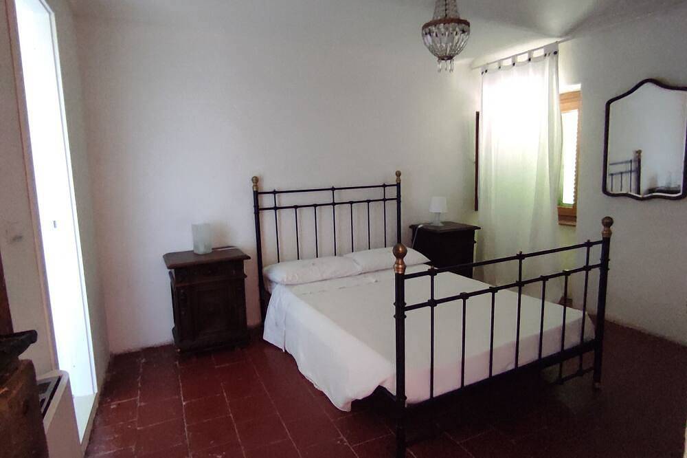 Stone house with swimming pool with whirlpool and patio with terrace on the valley in Mango , Langhe