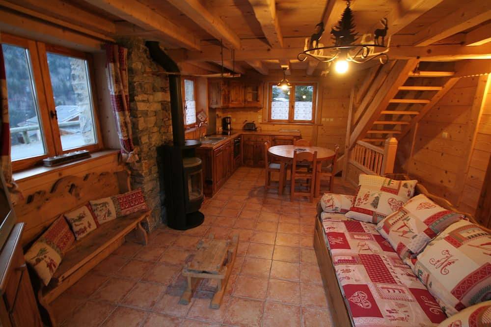 Savoyard Chalet located in a village in Pralognan-la-Vanoise, Vanoise National Park
