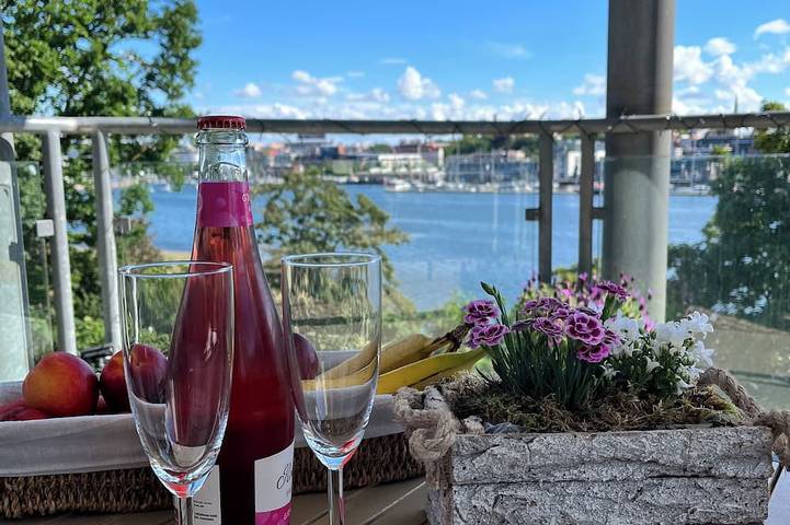 Ferienwohnung für 5 Personen, mit Balkon und Garten