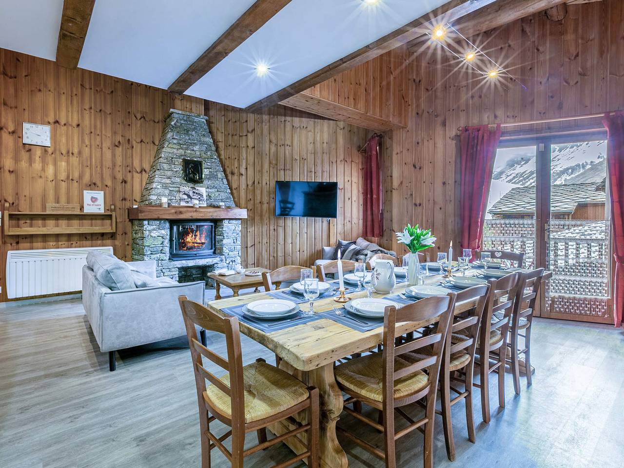Appartement De Vacances pour 10 Personnes dans Val-d'Isère, Espace Killy