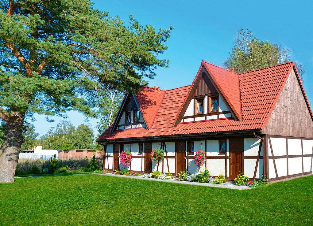 Reihenhaus Ciach Nr. 2 in Bobolin, Powiat Sławieński