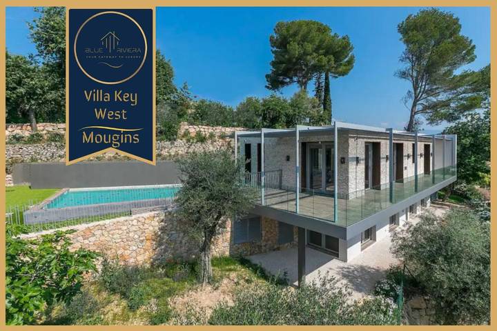 Villa pour 8 personnes, avec jardin ainsi que piscine et vue à Mougins