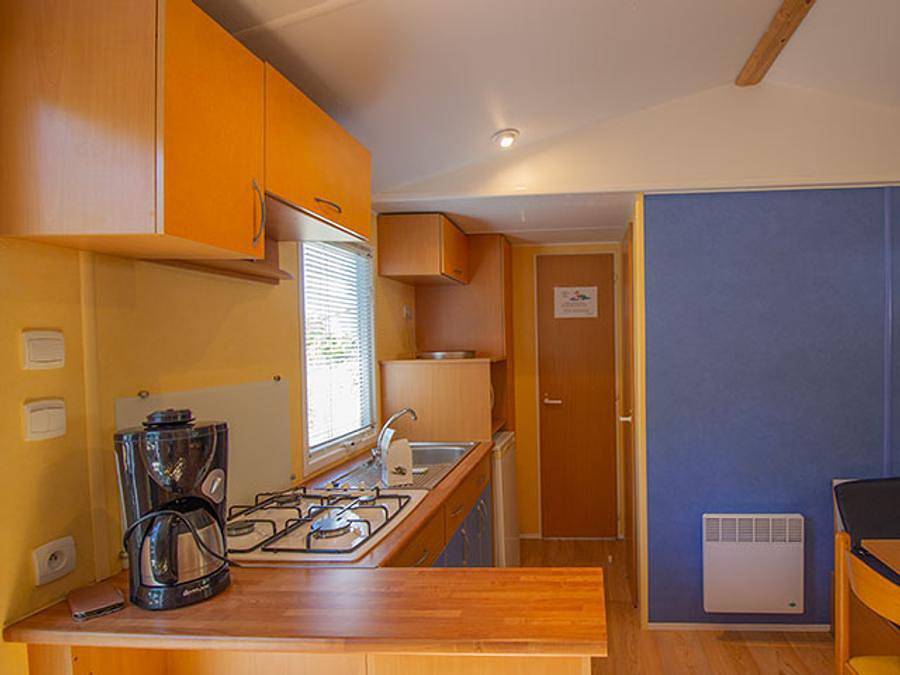 Camping La Rouveyrolle - Mobilhome 4 personnes - Grand Confort (2 chambres) in Berrias-et-Casteljau, Parc national des Cévennes