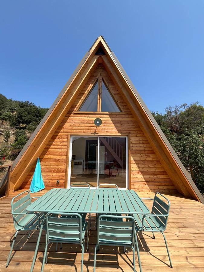 Gîte pour 4 personnes, avec Terrasse ainsi que Jardin et Vue à Ansignan