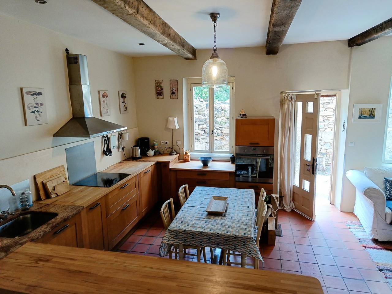 Ceps Cottage, maison en pierre in Roquebrun, Région de Béziers
