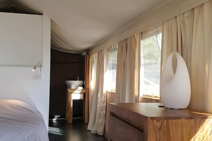 Ecolodge und Schwimmbad inmitten der Natur in Pietrosella, Ajaccio und Umgebung