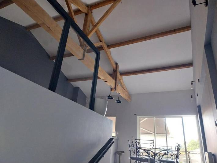 Gîte pour 6 personnes, avec balcon et vue à Saint-Bonnet-sur-Gironde