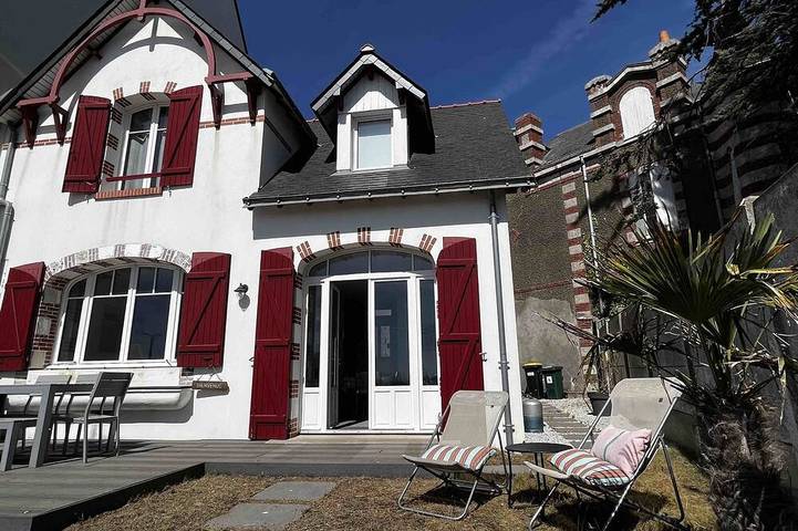 Location de vacances pour 8 personnes, avec jardin, animaux acceptés dans Port D Echouage Pornichet