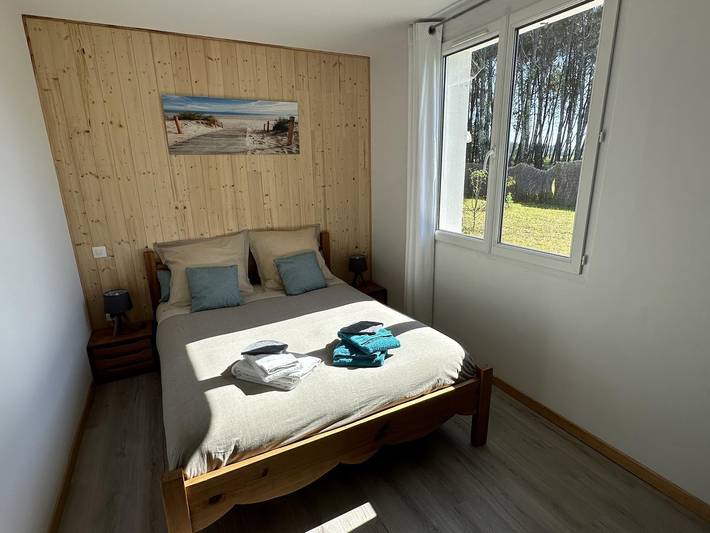 Gîte pour 4 personnes, avec Terrasse ainsi que Jardin et Piscine à Vielle-Saint-Girons - 2