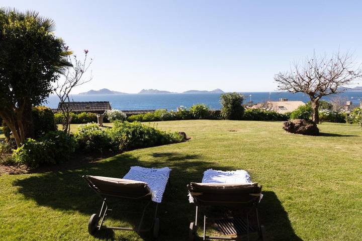 Gîte pour 4 personnes, avec vue et jardin à Vigo