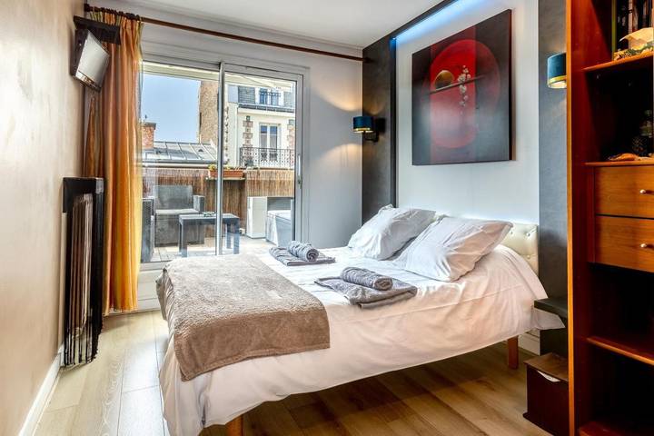 B&B für 2 Personen, mit Terrasse und Ausblick in Paris