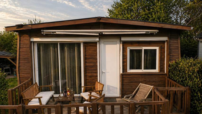 Maison de vacances pour 4 personnes, avec jardin et balcon