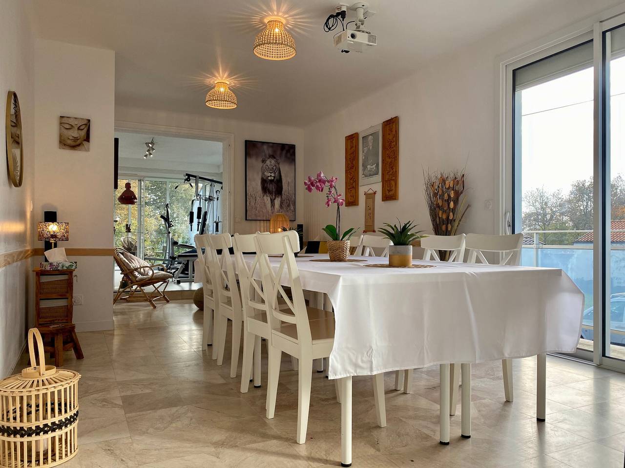 Spacieuse Maison de Bien-être avec Jardin, Fitness et Proximité des Loisirs à Saint-Philbert in Saint-Philbert-de-Grand-Lieu, Nantes und Umgebung