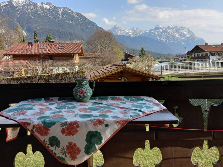 Ferienwohnung für 4 Personen, mit Balkon und Ausblick am Walchensee - 4