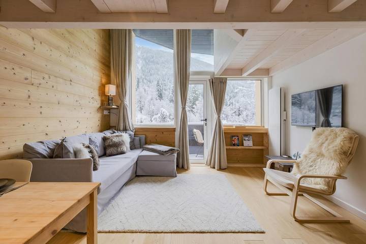 Gîte pour 2 personnes, avec balcon, adapté aux familles dans Argentière - 3