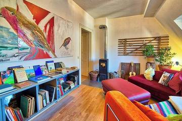 Ferienwohnung für 9 Personen, mit Pool und Garten sowie Sauna, mit Haustier in Marienberg