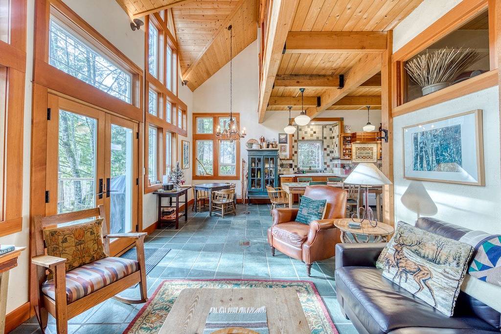 Schöne am Fluss zu Hause, in der Nähe Ski fahren, Angeln und vieles mehr! in Welches, Mount Hood