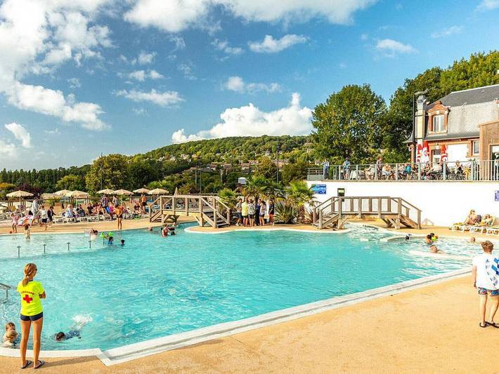 Camping la Vallée - Mobilheim 4 personen - Mobilheim | Comfort | 2 Zi. | 4 Pers. | Einfache Terrasse | Clim. in Houlgate, Lisieux und Umgebung