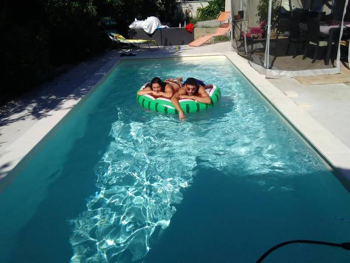 Location de vacances pour 8 personnes, avec terrasse ainsi que piscine et vue à Peyruis - 4