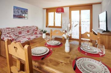 Gîte pour 4 personnes, avec jardin ainsi que sauna et vue dans Les Diablerets