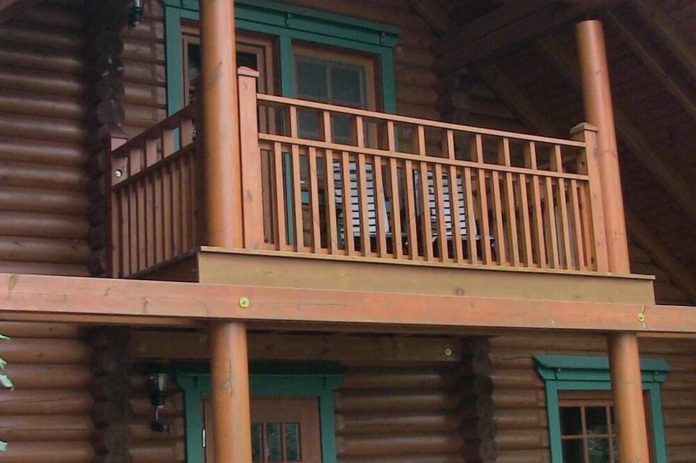 Komfortables Holzblockhaus nahe Rothenburg o. d. Tauber in Creglingen, Taubertal