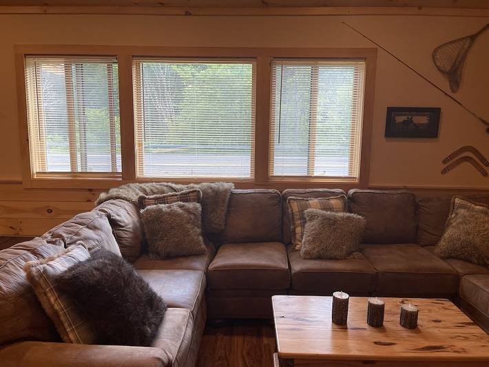 Cabane en bois pour 10 personnes, avec jardin ainsi que terrasse et jacuzzi à Hunter - 3