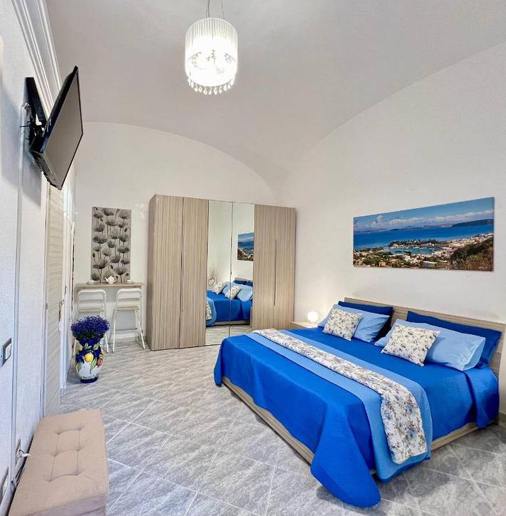 B&B für 4 Personen, mit Terrasse und Garten sowie Ausblick auf Ischia