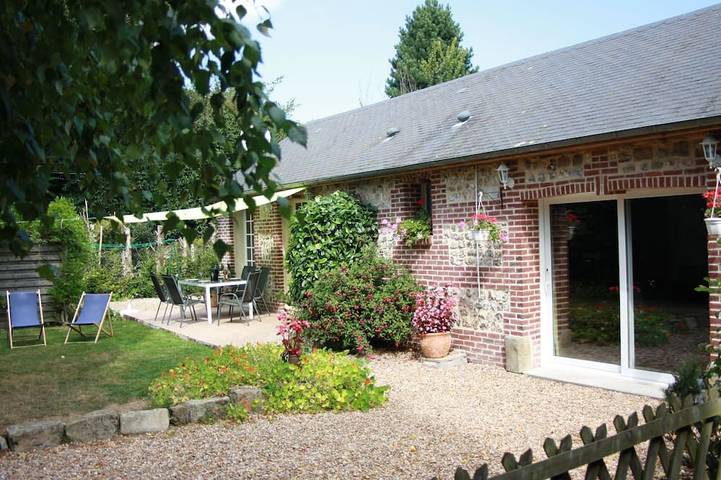 Location de vacances pour 4 personnes, avec jardin, animaux acceptés à Gerponville