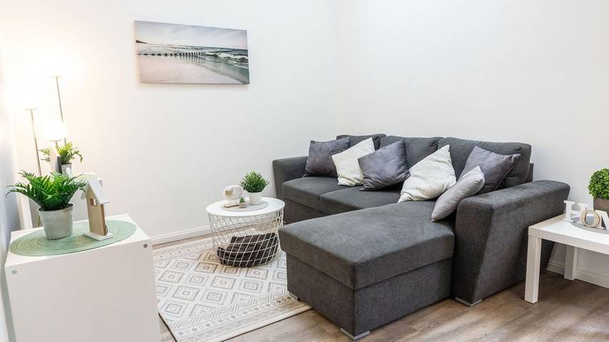 Ferienwohnung für 5 Personen, mit Terrasse und Garten sowie Ausblick in Poppenbüll