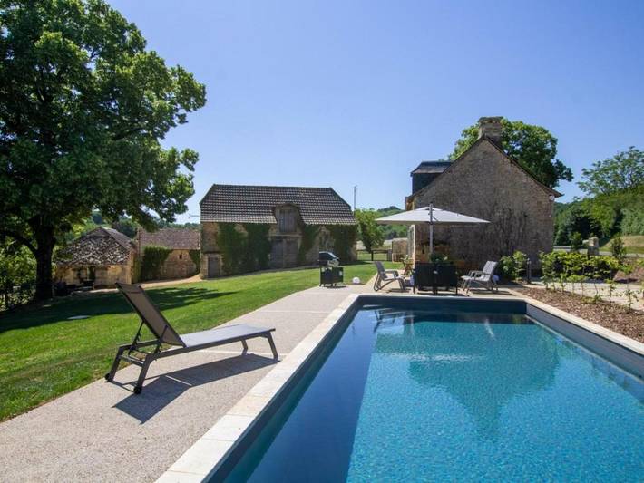 Maison de vacances pour 6 personnes, avec terrasse ainsi que jardin et piscine - 1