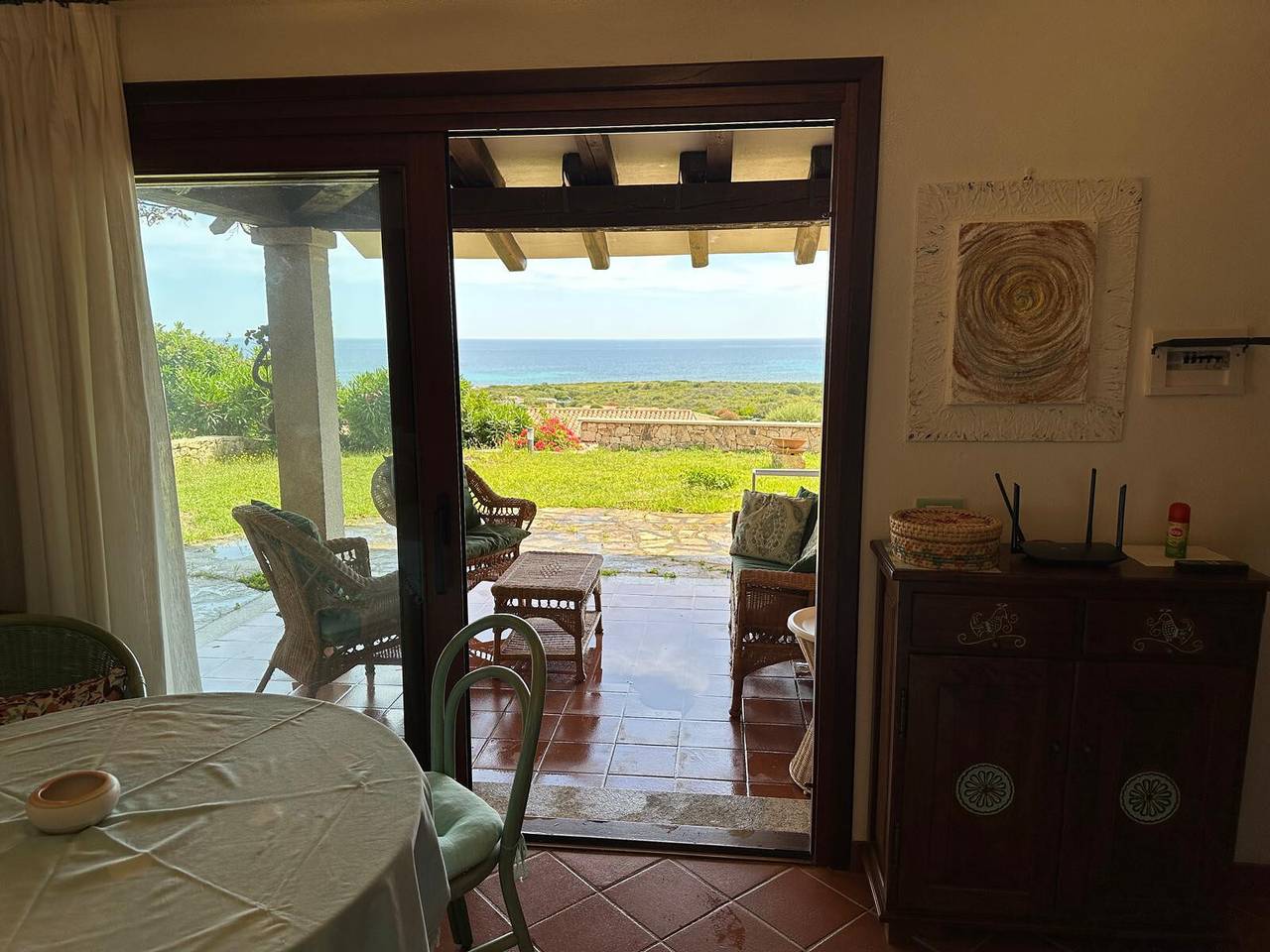 Casa Vacacional 'Germana' con Vista al Mar, Wi-Fi y Aire Acondicionado in La Padula Sicca, San Teodoro