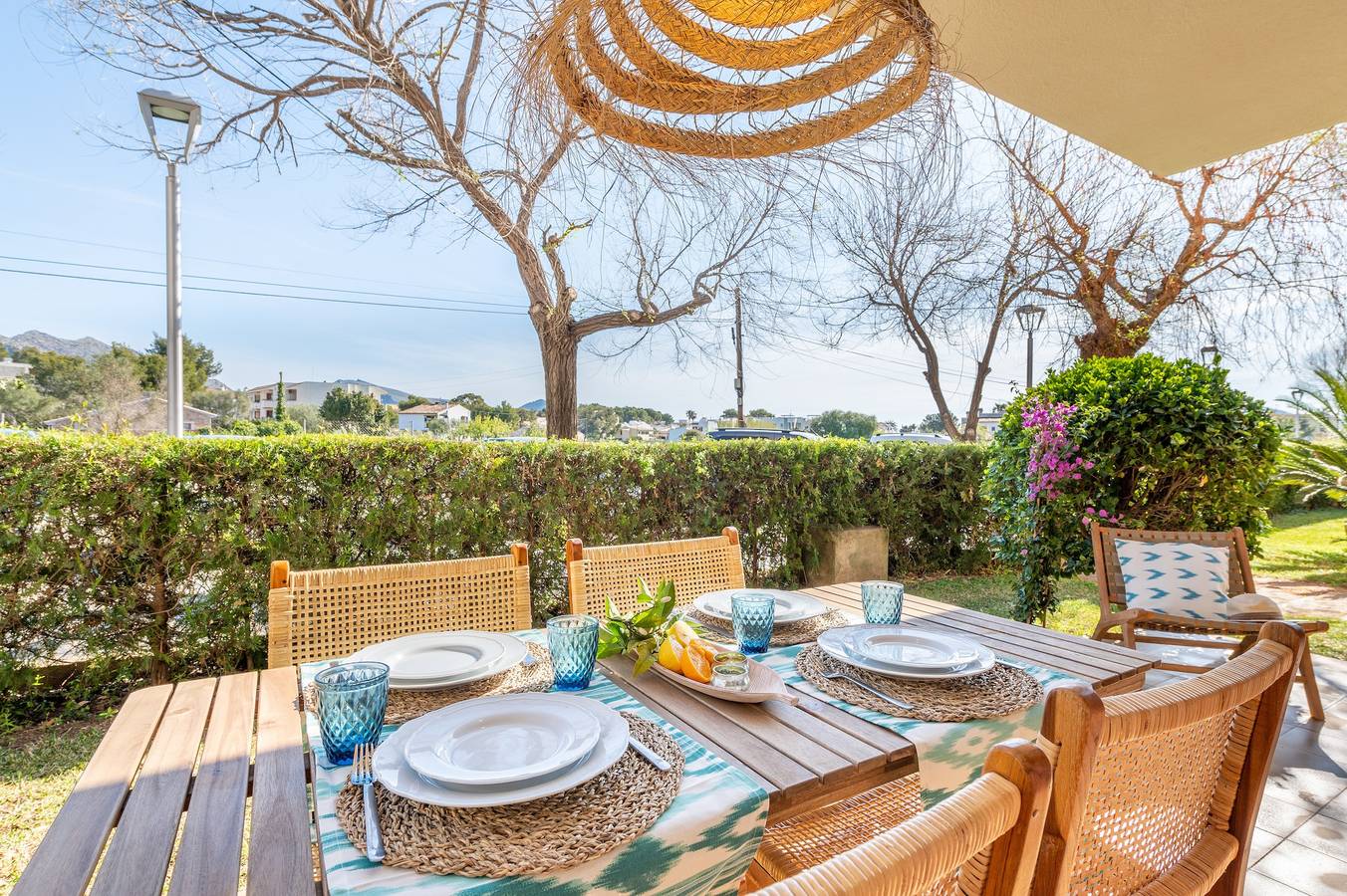 Casa de vacaciones 'Apt Con Piscina Y Jardín' con piscina compartida, Wi-Fi y aire acondicionado in Puerto de Pollensa, Pollença
