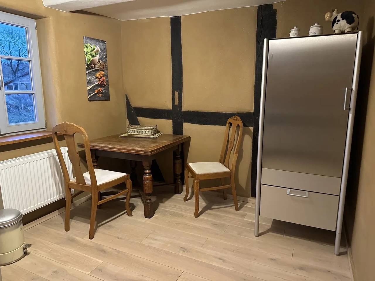 Ganze Wohnung, Ferienwohnung 'Schöneberger Bauernhof - Kuhstall' mit Gemeinschaftsterrasse und Wlan in Hofgeismar, Hessisches Bergland