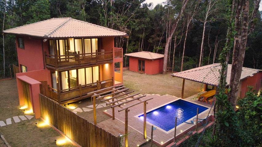Casas e apartamentos de temporada para 4 pessoas, com balcão e piscina, com animais de estimação em Itacaré