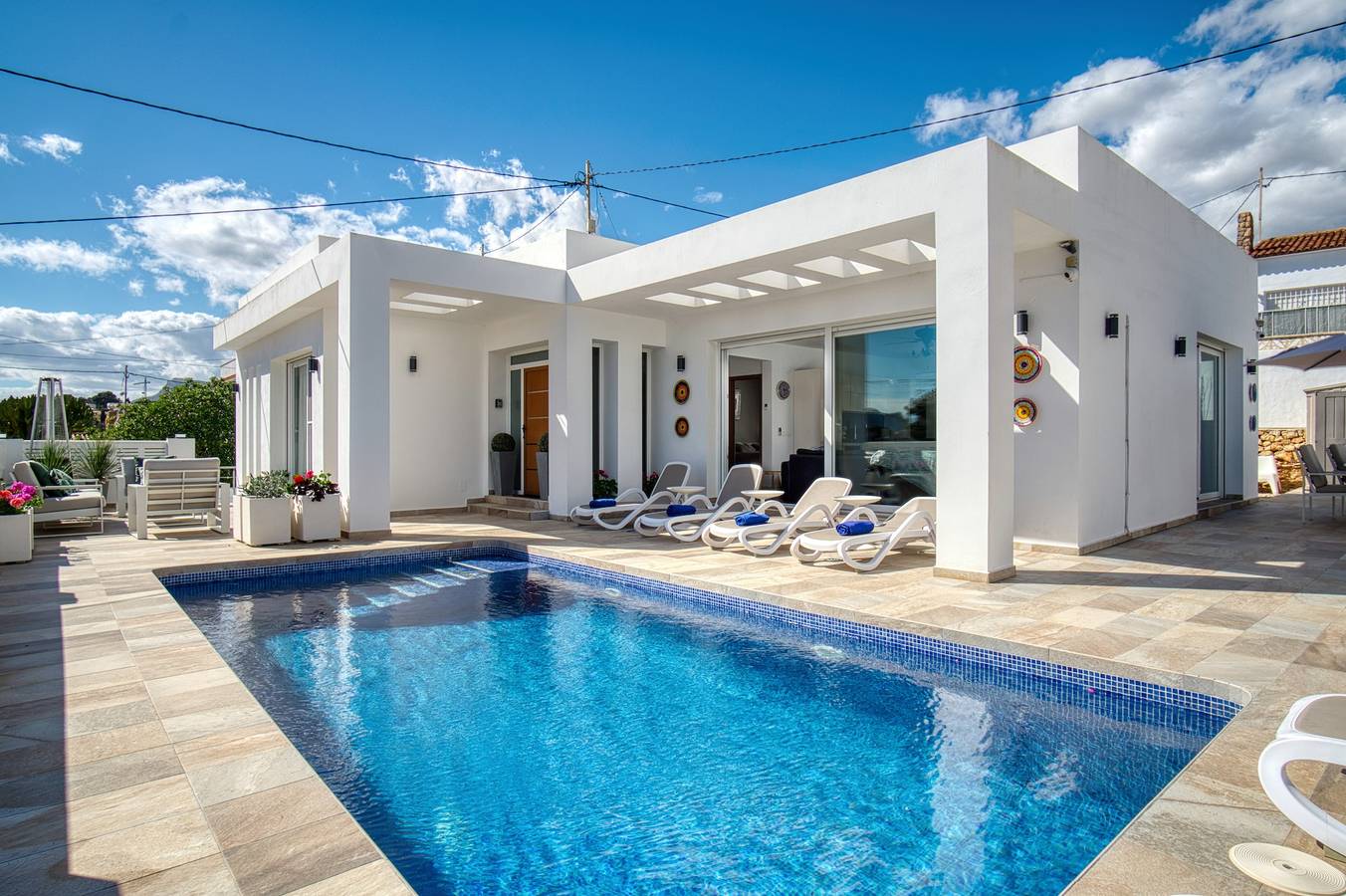 Casa Vacacional 'Marina Luah' con Piscina Privada, Wi-Fi y Aire Acondicionado in La Fustera, Benisa