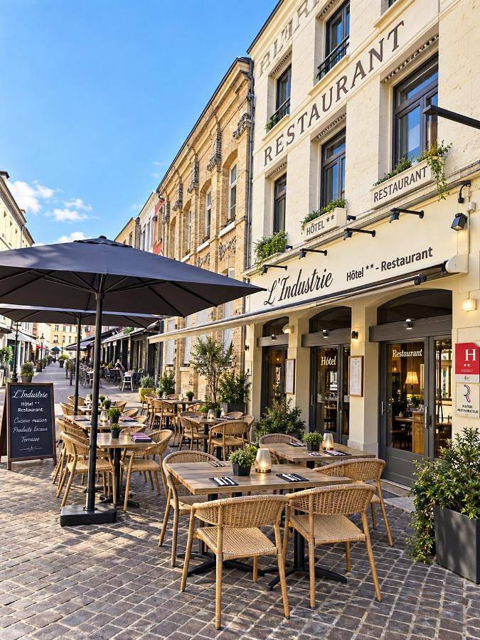 Hôtel pour 3 personnes, avec Terrasse et Vue dans Le Palais De La Cathedrale Saint Omer