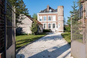 Gîte pour 6 personnes, avec jardin et vue, animaux acceptés à Aire-sur-la-Lys