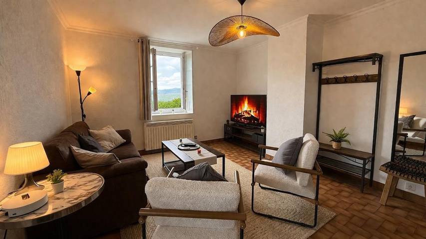 Appartement de vacances pour 4 personnes, avec Balcon ainsi que Terrasse et Vue