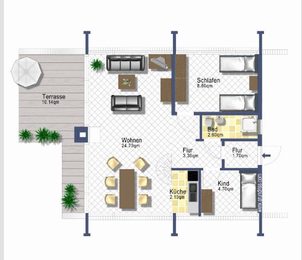 Bungalow für 6 Personen, mit Garten und Balkon, kinderfreundlich am Ijsselmeer - 2