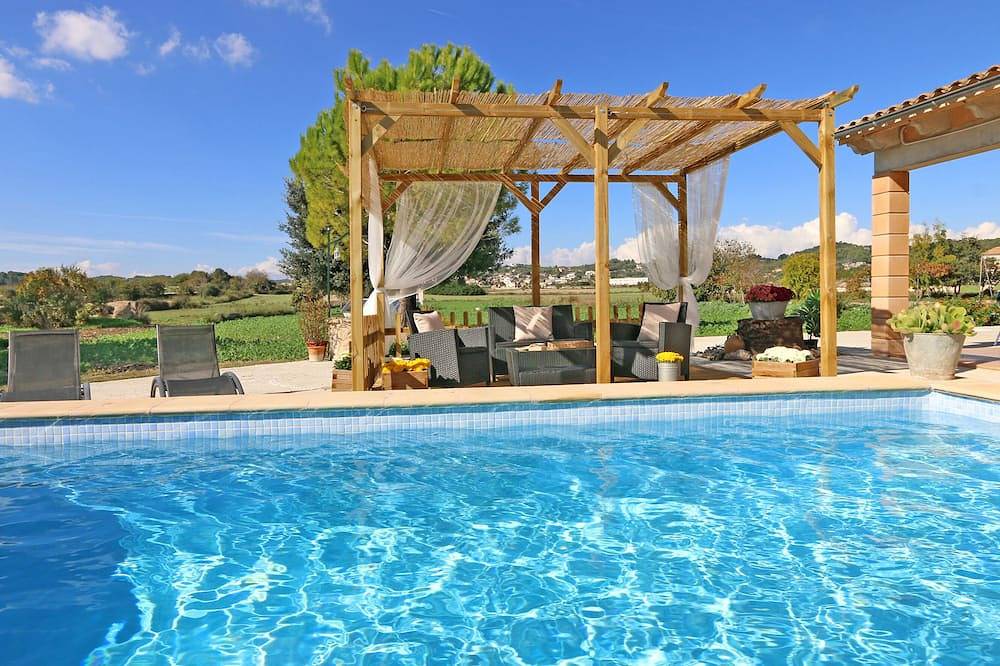 Encantadora casa de campo en zona tranquila con piscina, terraza, vistas impresionantes, internet in San Juan (Mallorca), Interior de Mallorca