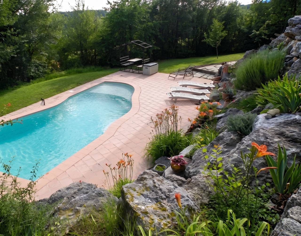 Casa rural zen con piscina de sal en el corazón de Gascuña in Boulaur, Gers