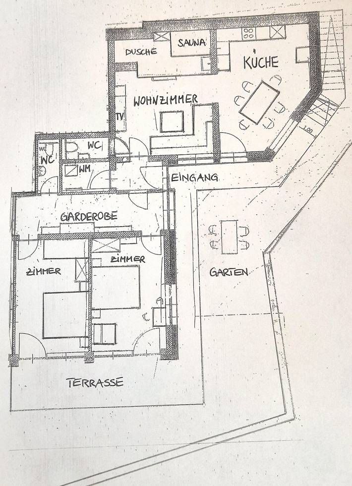 Ferienwohnung für 5 Personen, mit Garten und Sauna in Hinterthal - 3