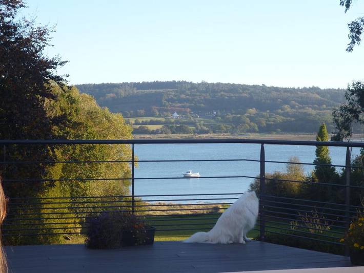 Location de vacances pour 2 personnes, avec Terrasse ainsi que Jardin et Vue à Hanvec