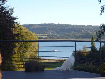 Cottage pour 2 personnes, avec vue ainsi que balcon et jardin à Hanvec
